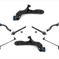Se adapta a 06-18 Toyota Rav4 brazos de control delanteros rótulas varillas de amarre barra estabilizadora 8 piezas