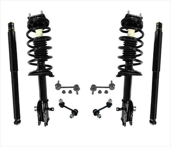 Front Spring Strut Assembly Rear Shocks Front & Rear Links For Mazda CX-9 07-15