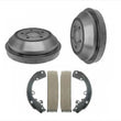 Fits 2005-2006 Dakota (2) Rear Brake Drums and Organic Brake Shoes