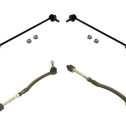 Fits Mini Cooper 2002-2007 Steering Tie Rod Assembly & Sway Bar Links 4Pc Kit