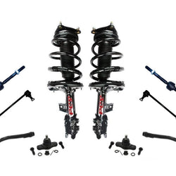 Front Complete Struts Tie Rods and Sway Bar links for Hyundai Elantra 2.0L 09-10