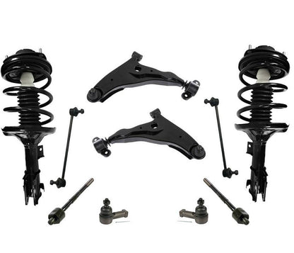 For 01-05 Sebring 2 Door Coupe Control Arms Tie Rod Sway Liks Coil Spring Struts