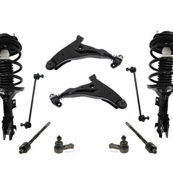For 01-05 Sebring 2 Door Coupe Control Arms Tie Rod Sway Liks Coil Spring Struts