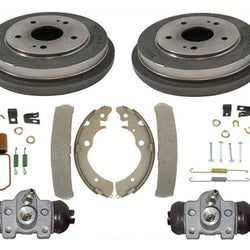Rear Drums Brake Shoes Spring Kit Wheel Cylinders for Honda CRV 1997-2001 6pc