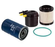 Oil & Diesel Fuel Filter for 2017 2024 Ford F650 F750 6.7L Turbo Diesel 2Pc Kit