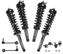 Front & Rear Complete Struts & Sway Bar Links For 1997-2001 Honda CR-V CRV