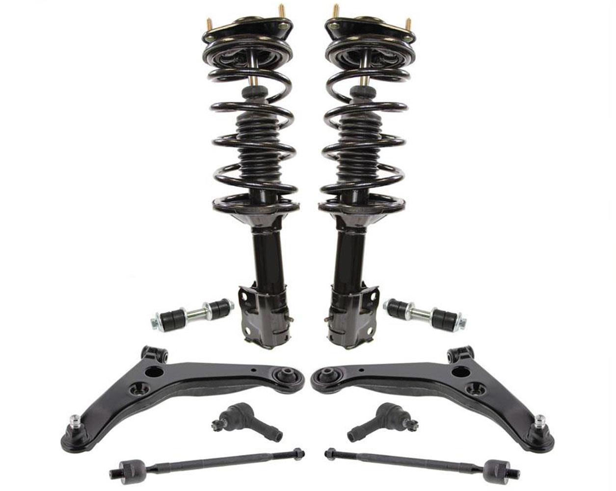 Front Coil Spring Struts Control Arms for Mitsubishi Lancer ES 2.0L 2002-2005