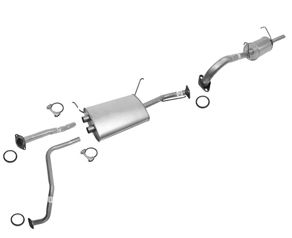 Muffler Exhaust Without Flex Joint For 2001 Nissan Pathfinder & Infiniti QX4