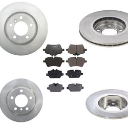 Pastillas de rotores de freno de disco para Mini Cooper Countryman 11-16 Turbo / No John Cooper