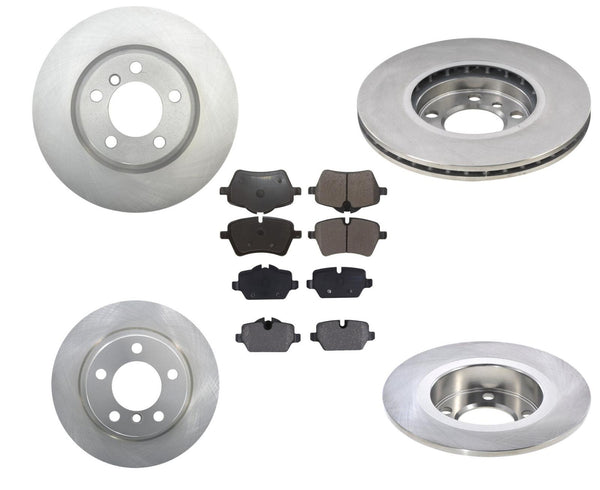 Pastillas de rotores de freno de disco para Mini Cooper Countryman 11-16 Turbo / No John Cooper