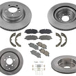 Frt & Rr Disc Brake Rotors Pads Fits 06-09 Ranger Rover Land Rover 4.4L 8pc Kit