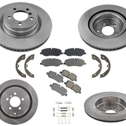 Pastillas de freno de disco delanteras y traseras para Ranger Rover Land Rover 4.4L 06-09, kit de 8 piezas