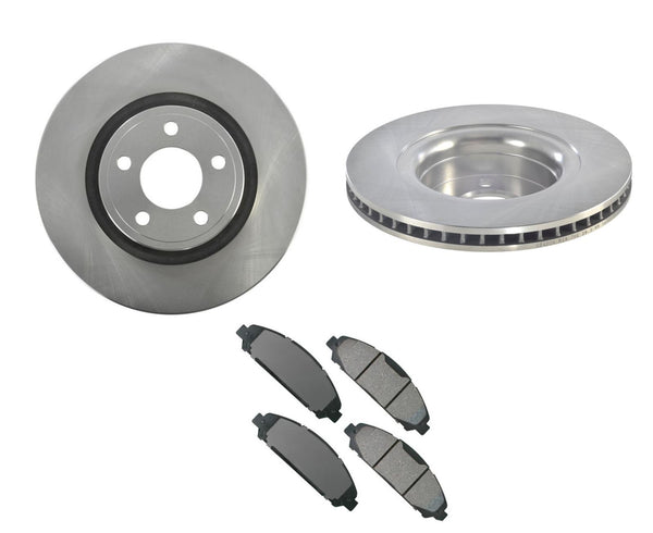 Pastillas de cerámica para rotores de freno de disco delantero para Ford Mustang 2015-2020 2.3L 3.7L Eng