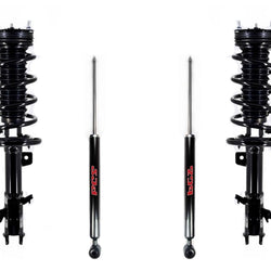 Front Complete Coil Spring Struts + Rear Shocks for 2011-2016 Ford Fiesta 6pc