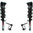 Front Spring Struts for Infiniti G37 09-13 4 Door Sedan Rear Wheel Drive 4pc kit