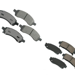 For 2006-2007 BUICK RAINIER Front & Rear Brake Pads Ceramic