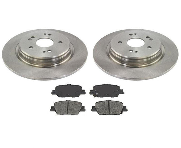 Rear Disc Brake Rotors and Ceramic Brake Pads for Honda CR-V 2017-2019 3PC Kit