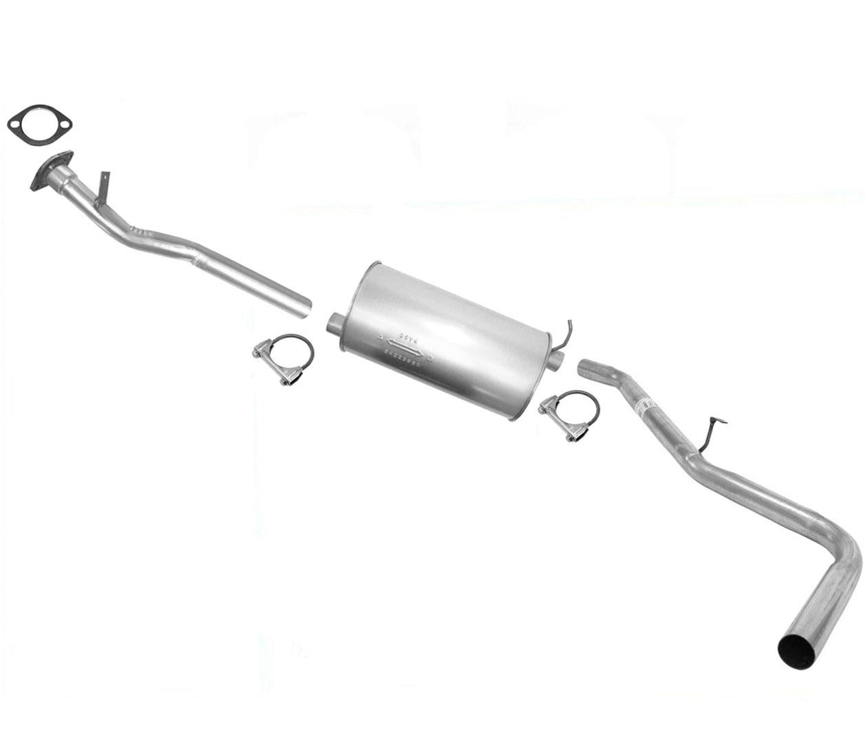 Tubo de escape silenciador para Nissan Frontier 116" Base de rueda 4 ruedas 3.3L 99-02 - Photo 1