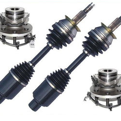Conjunto de cubo de rueda de eje CV delantero 01-04 Dodge Dakota 4 ruedas Drv 4W ABS