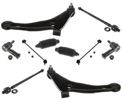 Se adapta a bujes de rótula del brazo de control inferior delantero Mitsubishi Endeavor 04-11, 10 piezas