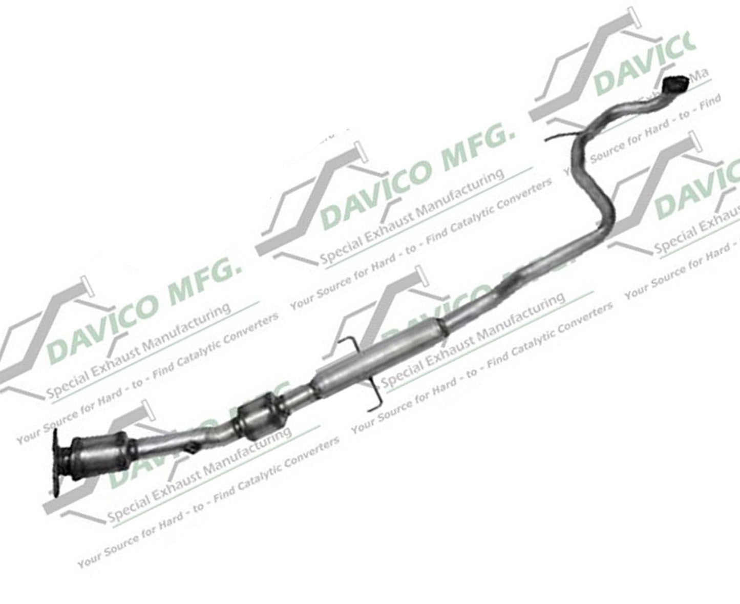 08-2012 XD 1.8L Main Under Car Catalytic Converter and Extension pipe 18404