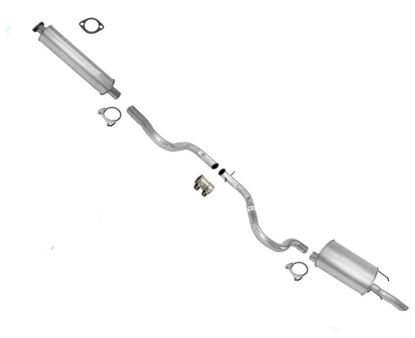 Compatible con escape de silenciador único Monte Carlo 3.4L Pontiac Grand Prix 3.8L 03-05