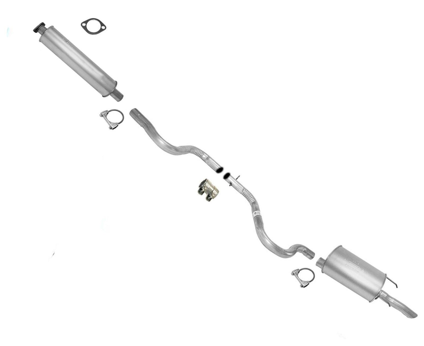 Sistema de escape silenciador Cat Back 2000-2002 Chevrolet Chevy Monte Carlo 3.4L