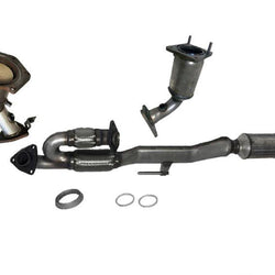 Front Rear Under Catalytic Converter Flex Pipe For Nissan Quest 3.5L 2011-2014