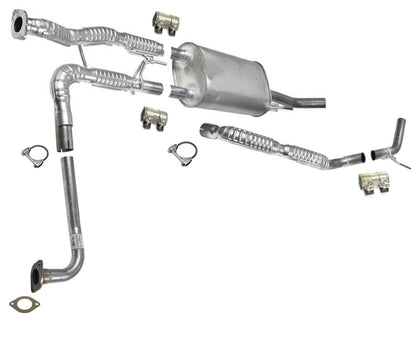 Muffler Tail Pipe Exhaust System For 2012 2013 2014 2016 Nissan NV2500 5.6L V8