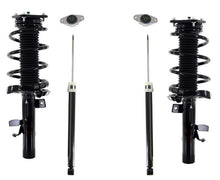 Conjunto de puntales de resorte helicoidal delantero + amortiguadores para Ford C-Max Hybrid SE 2013-2018, 6 piezas