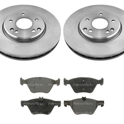 Compatible con rotores de freno delanteros y pastillas de freno Mercedes Benz CLK320 1998-02.
