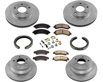 Pastillas de freno de disco de cerámica para Chevrolet Blazer 4 ruedas motrices 8 piezas 98-05