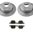 Se adapta a rotores de freno traseros y pastillas de freno de cerámica Land Rover Range Rover 03-05.