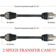 CV CONJUNTO DEL EJE DE IMPULSIÓN TRASERO IZQUIERDO DERECHO PAR 11-12 GRAND CHEROKEE 2SP TC