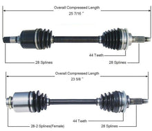 03-08 Mazda 6 2.3L Non Turbo 100% New D/S & P/S Front Cv Axle Shafts