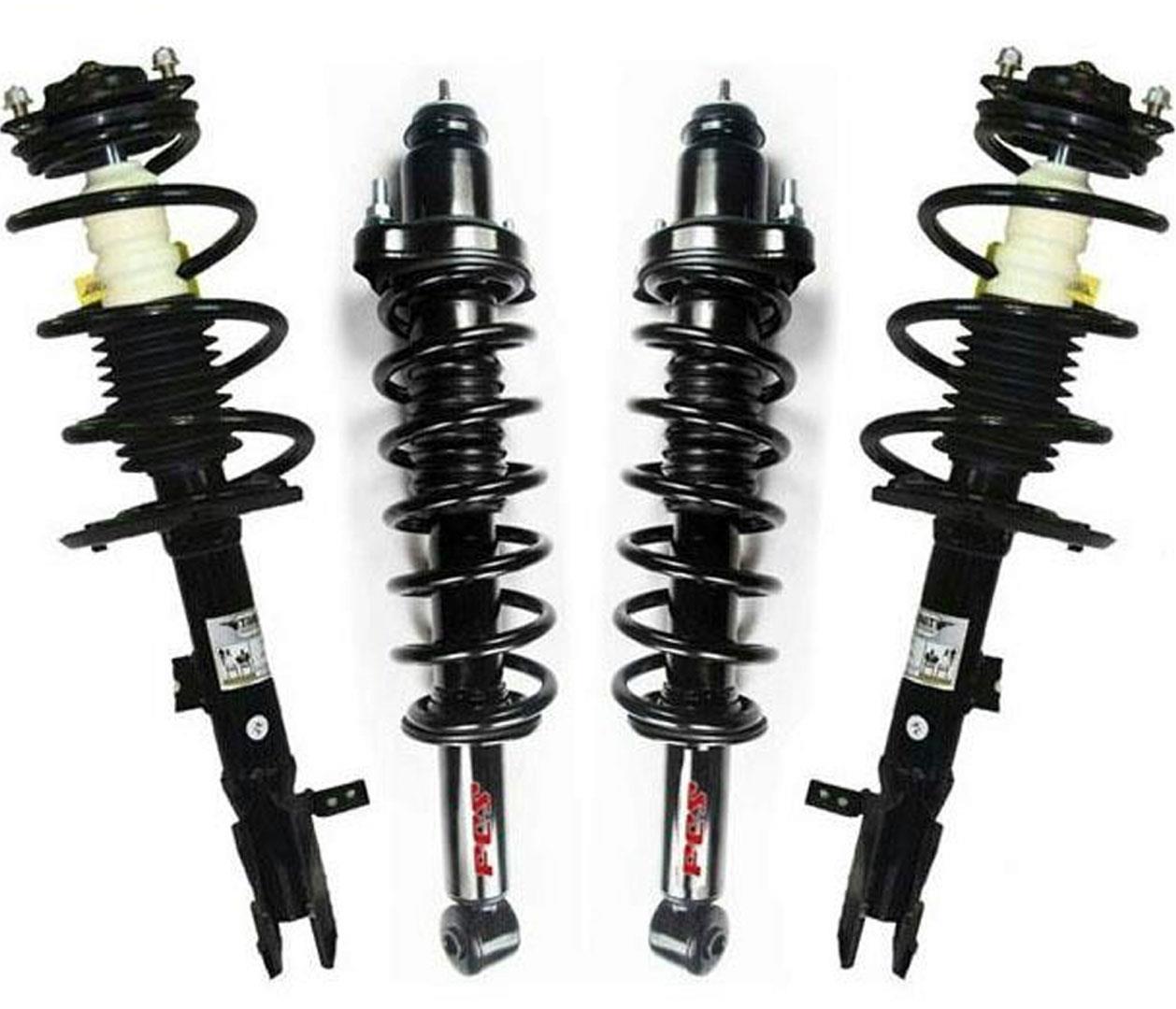 Se adapta al conjunto completo de puntales de resorte helicoidales delanteros y traseros de Jeep Compass 2007-2015.