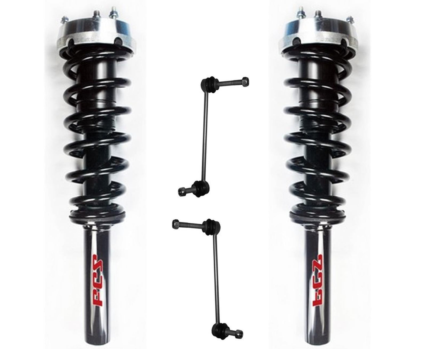 Front Complete Spring Struts Fits Bmw X5 3.0 4.4 09-13 No Electronic No Sport 4p
