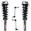 Front Complete Spring Struts Fits Bmw X5 3.0 4.4 09-13 No Electronic No Sport 4p