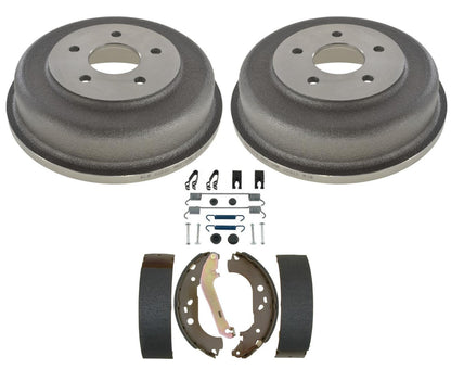 Juego de zapatas y tambores de freno trasero para Ford Transit Connect 10-13, 4 piezas