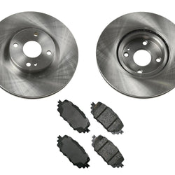 Replacement Parts For 2017-2020 Fiat 124 Front Disc Brake Rotors W Brake Pads 3p