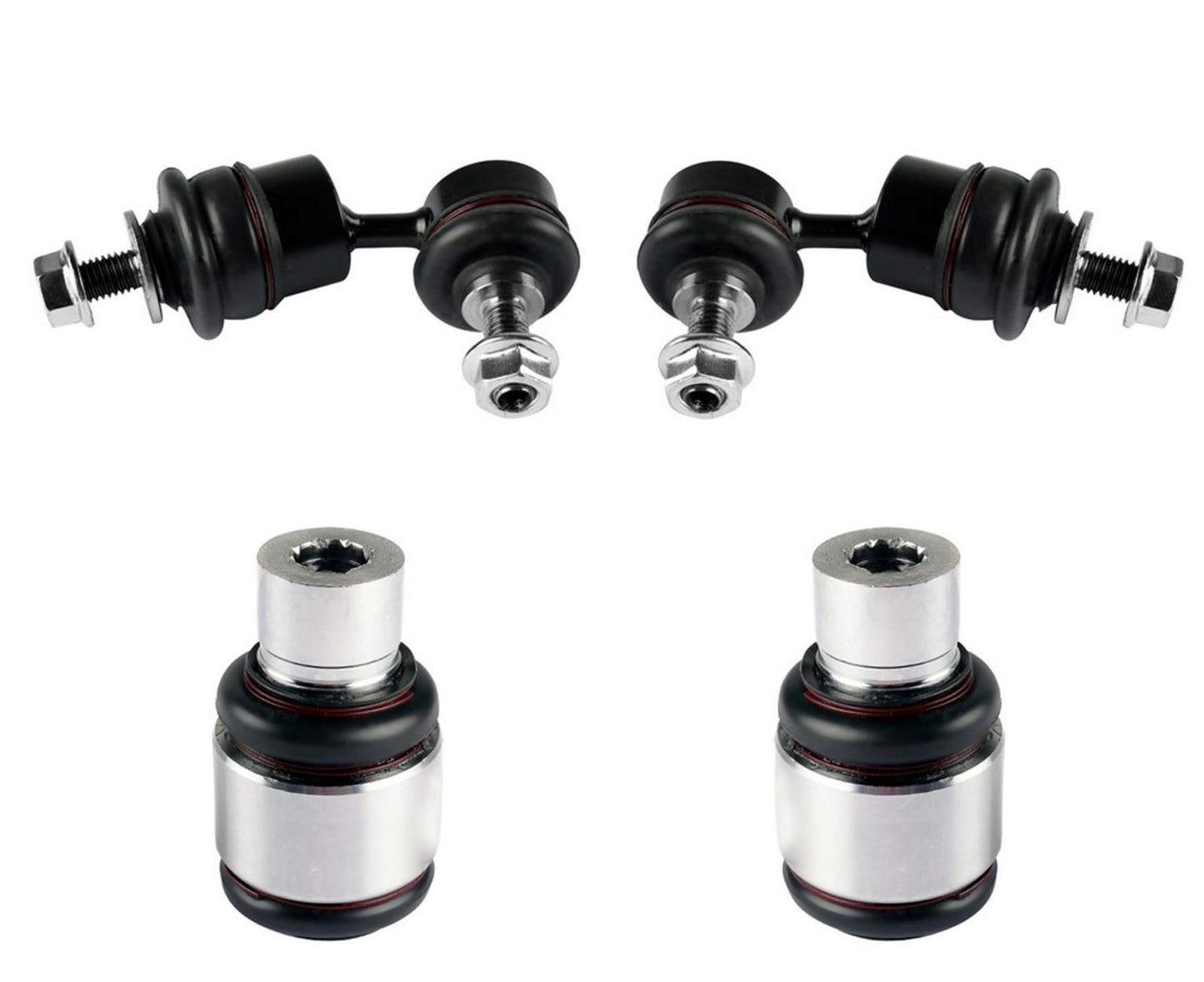 Replacement Parts For 2002-2008 Jaguar X Type REAR Ball Joint Bushings 4pc - Photo 1