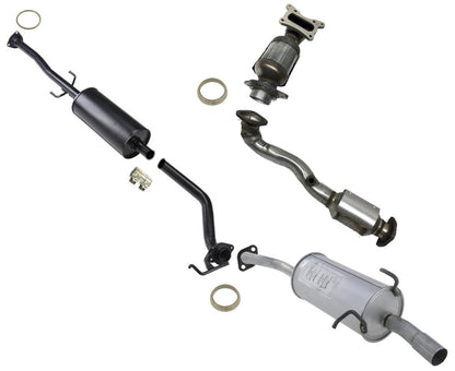 Convertidores delanteros y traseros, resonador medio y silenciador para Honda CR-V 2010-2011