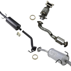 Convertidores delanteros y traseros, resonador medio y silenciador para Honda CR-V 2010-2011