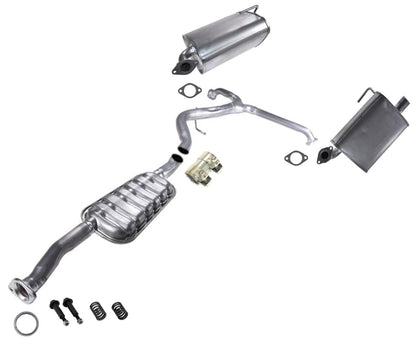 Para Subaru Forester 2009-2013, 2,5 L, silenciadores dobles de escape doble con aspiración natural