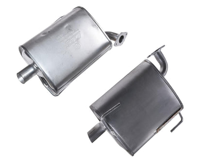 Para Subaru Forester 2009-2013, 2,5 L, silenciadores dobles de escape doble con aspiración natural