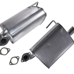 Para Subaru Forester 2009-2013 2.5L aspiración natural (2) silenciadores traseros dobles