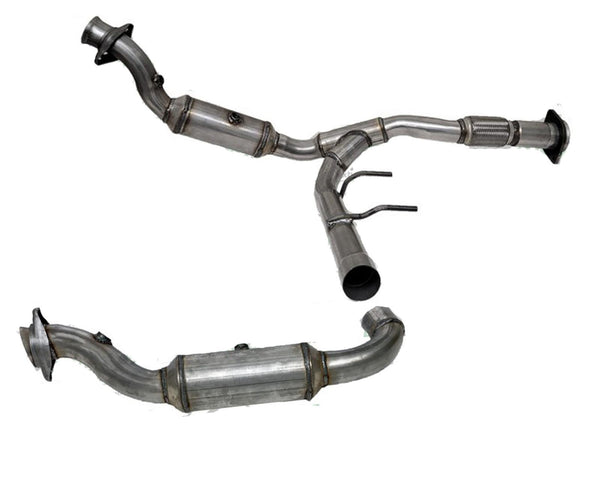 For 2018-2024 Ford Expedition 3.5L Dual Catalytic Converter Engine Y Flex Pipe