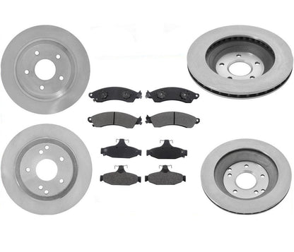 Compatible con rotores delanteros y traseros Chevrolet Corvette 1988-1995 y pastillas de freno delanteras y traseras.