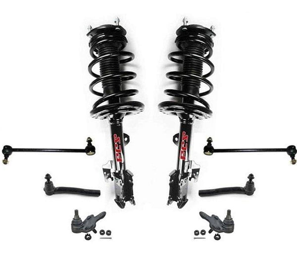 Front Suspension & Chassis 8 Pc Kit fits Lexus RX350 W/O Air Suspension 10-15