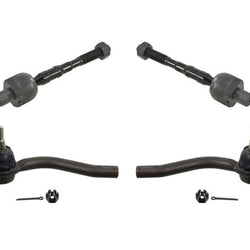For 2007-2008 G35 Sedan 09 to Pro Date 05/10 G37 Sedan Inner Outer Tie Rods 4Pc